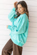 Over the Edge pullover - Turquoise