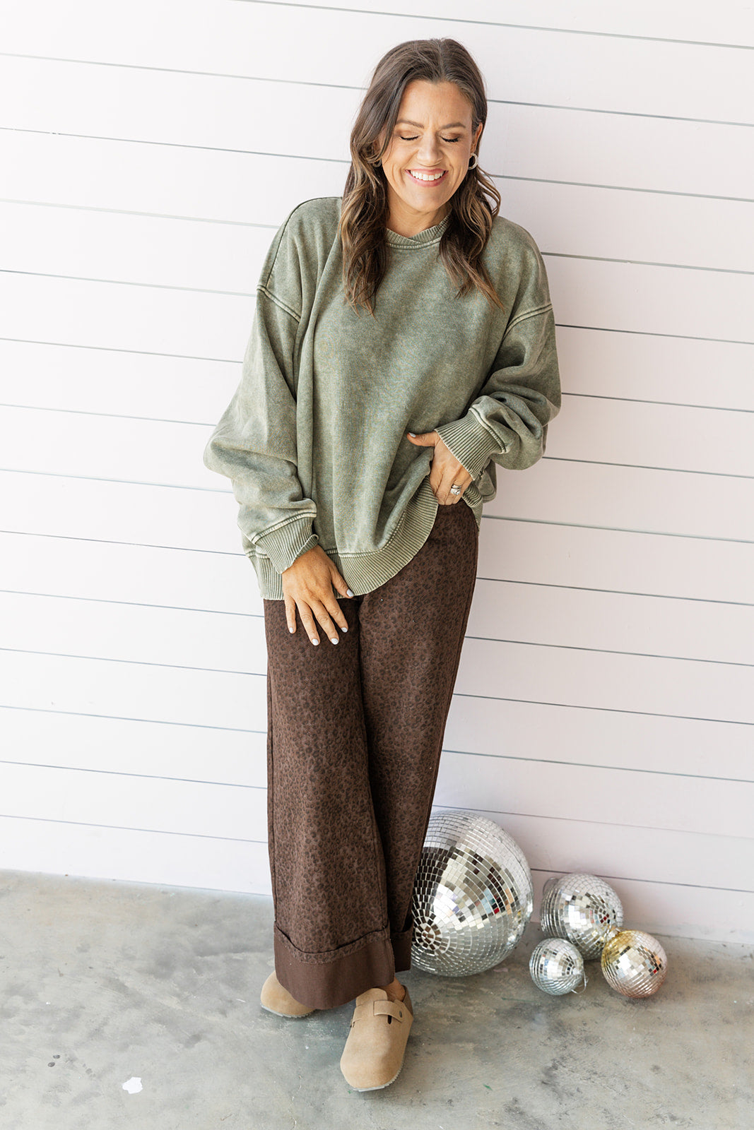 Over the Edge pullover - Light Olive