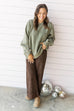 Over the Edge pullover - Light Olive