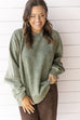 Over the Edge pullover - Light Olive
