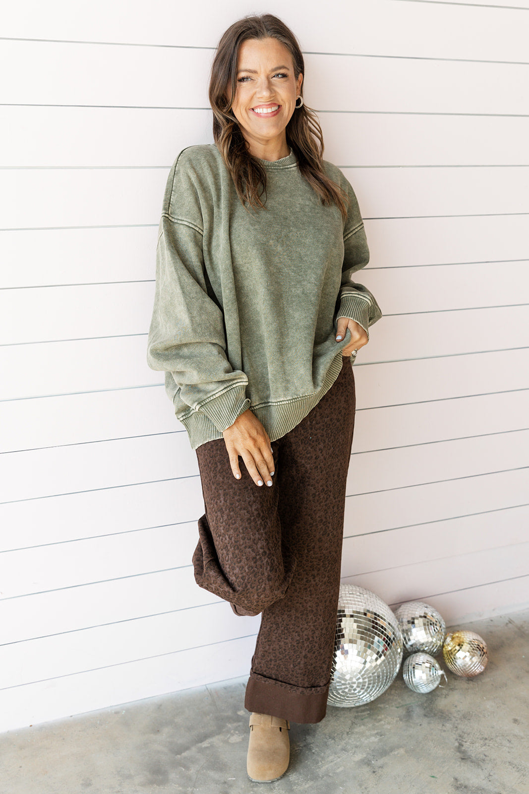 Over the Edge pullover - Light Olive