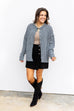 Evergreen Lux Knit Cardigan - Charcoal