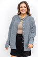 Evergreen Lux Knit Cardigan - Charcoal