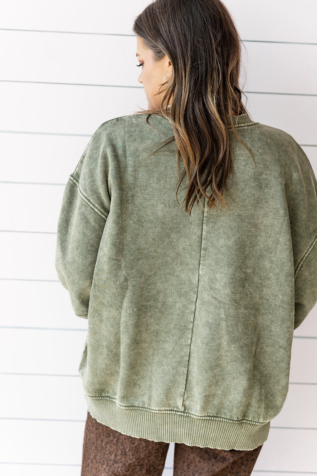 Over the Edge pullover - Light Olive