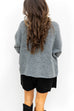 Evergreen Lux Knit Cardigan - Charcoal