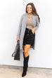 Cozy Cove Cardigan - Heather Grey