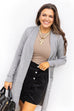 Cozy Cove Cardigan - Heather Grey