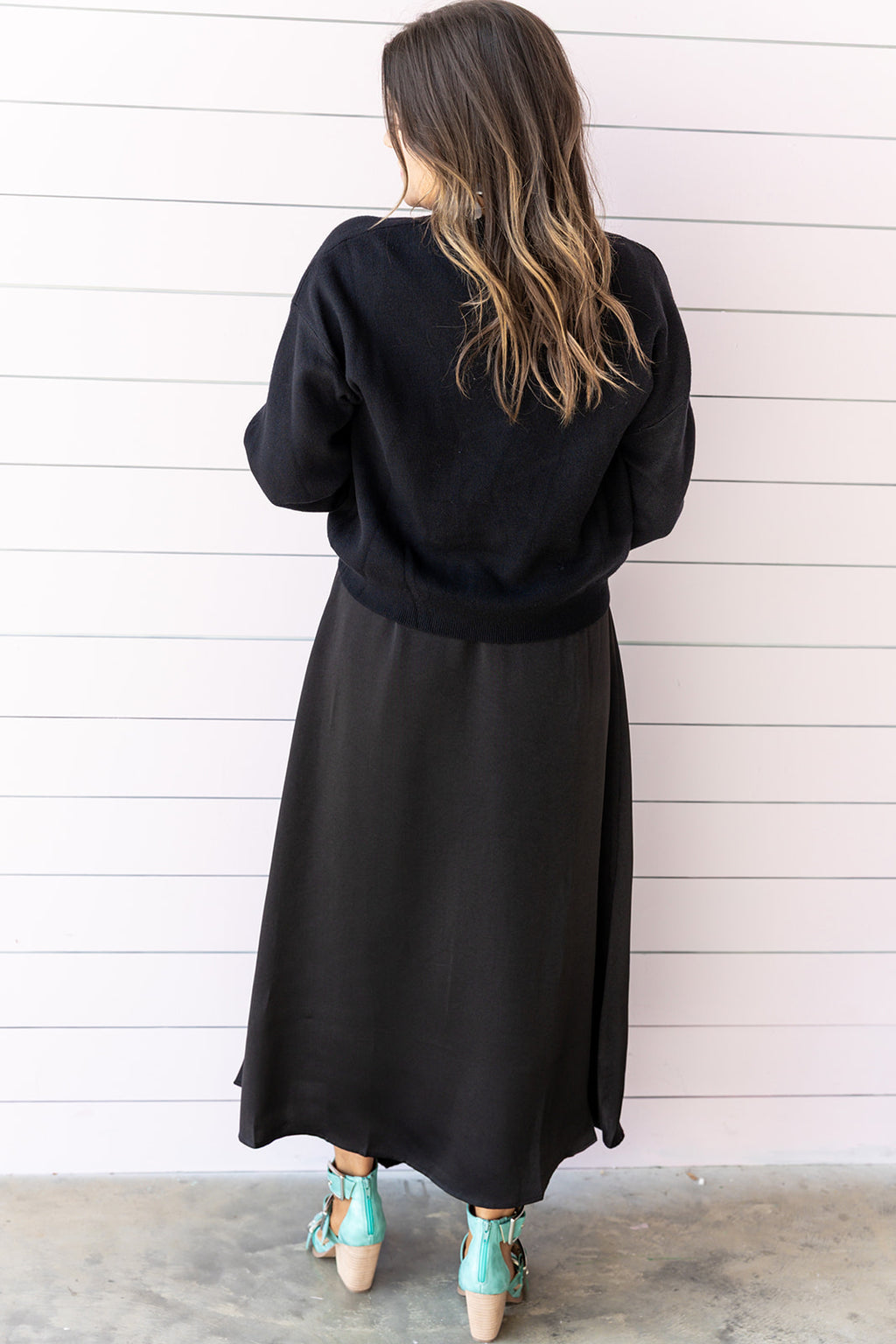 A Cinch Sweater - Black