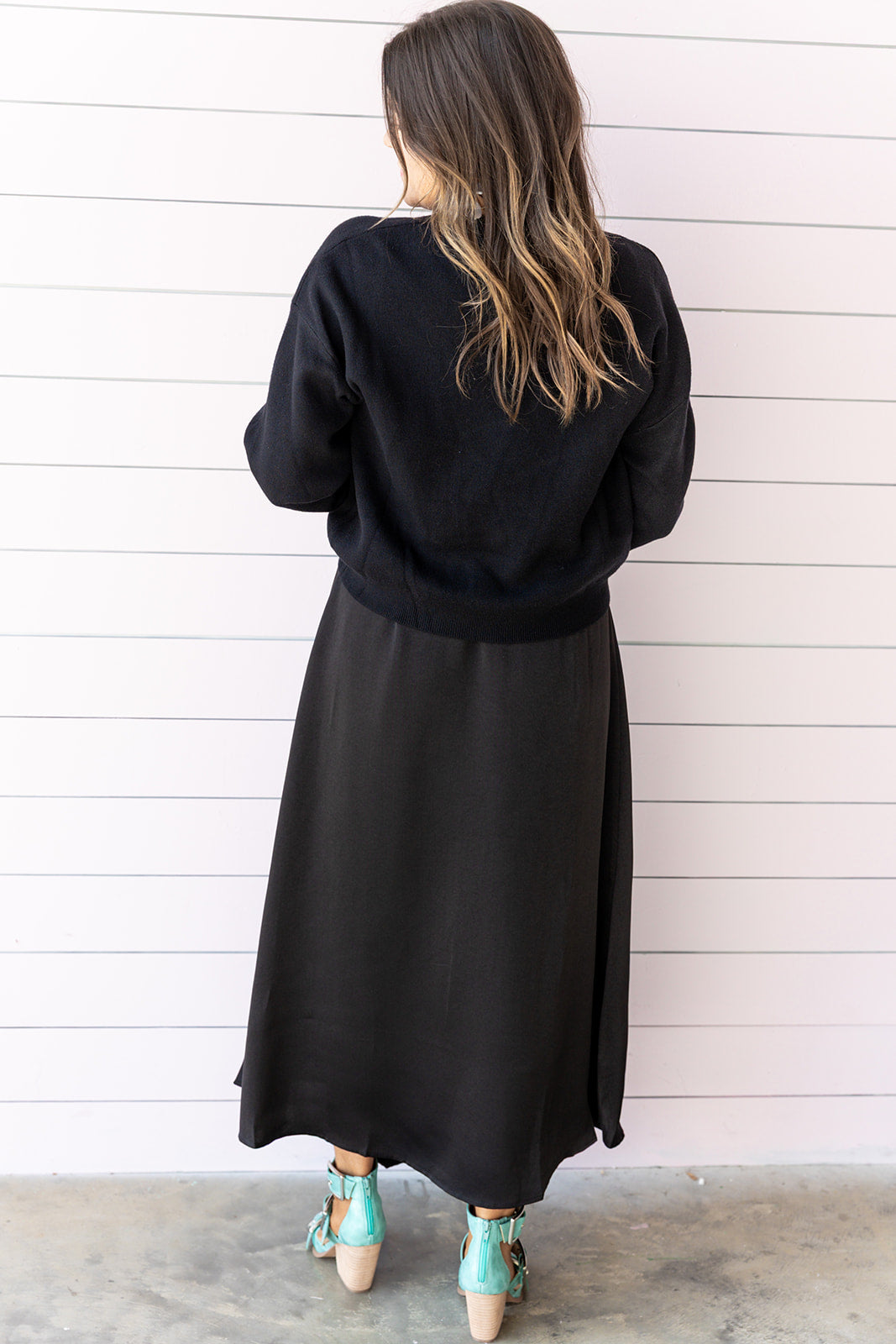 A Cinch Sweater - Black