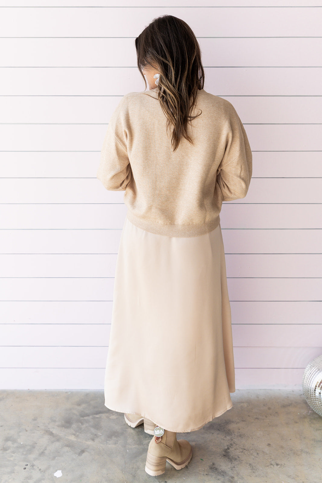 A Cinch Sweater - Cream