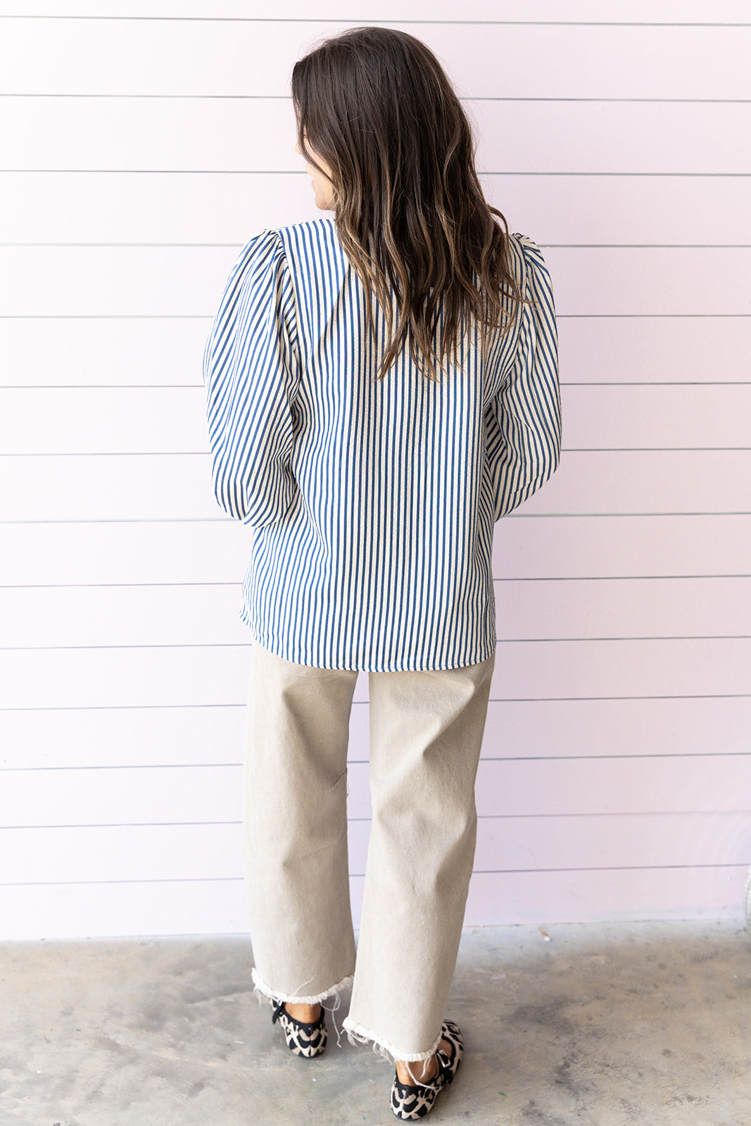 Uptown Stripes -Denim