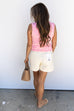 Floral Babe Vest - Pink