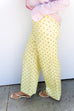 Pretty In Polka Dot Pants -Yellow