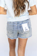 Enjoy The Sun Denim Short - Cool Blue