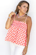 Pink Dot Top- Pink/Coral