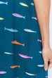 Gulf Coast Midi Dress - DK Teal Multi