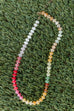 Rainbow Agate Beaded Necklace