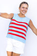 Rebel Yell Top - Blue