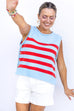 Rebel Yell Top - Blue
