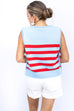 Rebel Yell Top - Blue