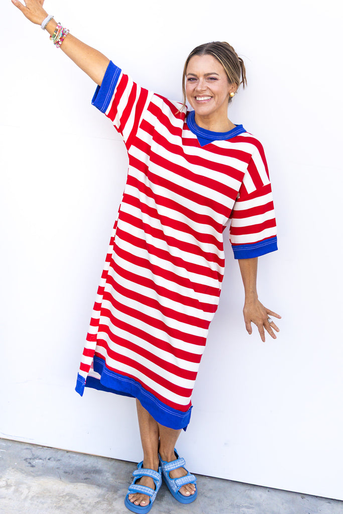 Proud To Be An American Dress - Red