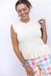 Coconut Cutie Top - Eggshell
