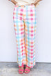 Gingham Girly Pants - Pastel Multi