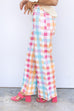 Gingham Girly Pants - Pastel Multi