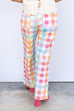 Gingham Girly Pants - Pastel Multi