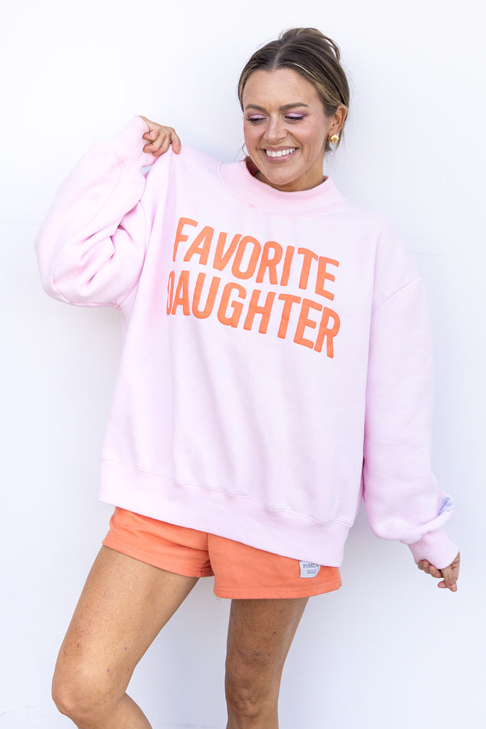 Favorite Daughter Puff Ink Mock Neck -