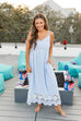 By The Seashore Dress - Blue