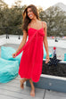 Alright By Me Dress - Poppy Red