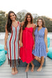 Free Bird Dress - Cream Red