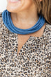 "Original" Slub 8-Strand Necklace (cobalt)