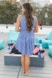 People Pleaser Dress - Navy Blue