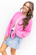 Too Fast Cardigan - Pink