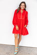 Carmen Dress - Red
