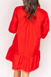Carmen Dress - Red