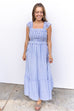 Bateman Midi Dress- Blue