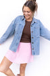 The Best Of Me Skort - Pink