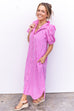Every Little Thing Midi Dress - LT. Pink