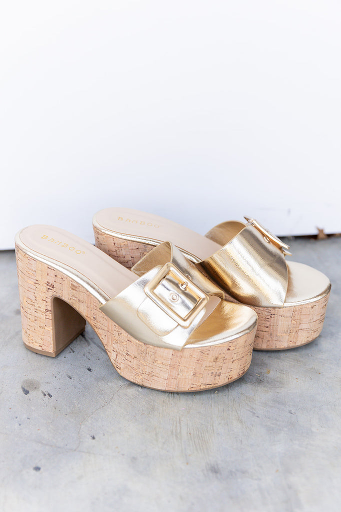 Gold Supernova Platform Heel