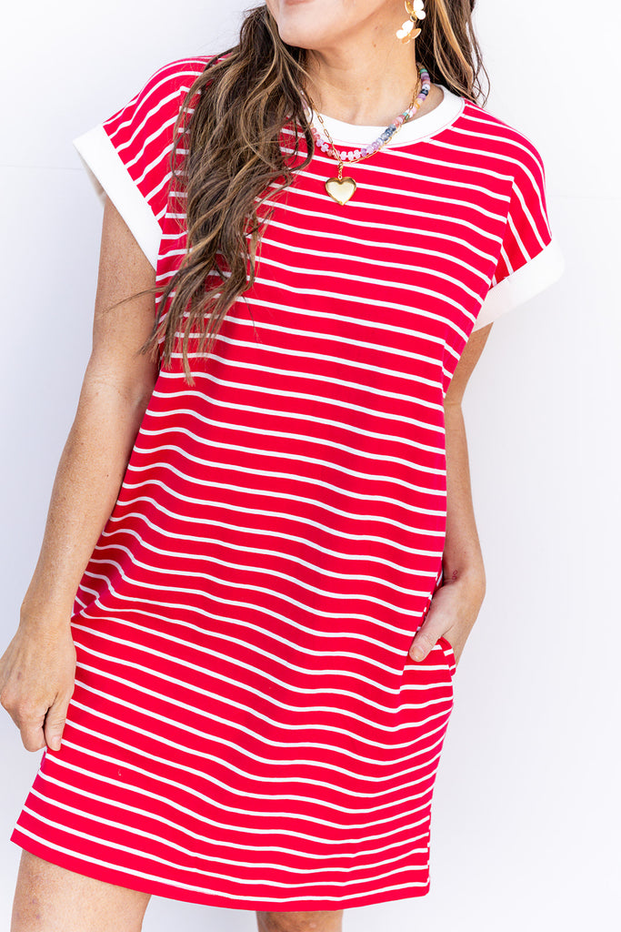 Change My Mind Dress - Ruby