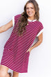 Change My Mind Dress - Cabernet