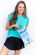 Shark Bite Top - Turquoise