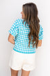I Can't Help Myself Blouse - Aqua