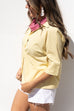 Need You Now Blouse - Pale Banana
