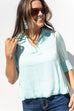 Everything In Between Blouse - Fair Aqua