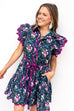 I've Got Baggage Mini Dress - Navy