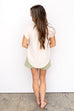 Bound for the Beach Blouse - Khaki